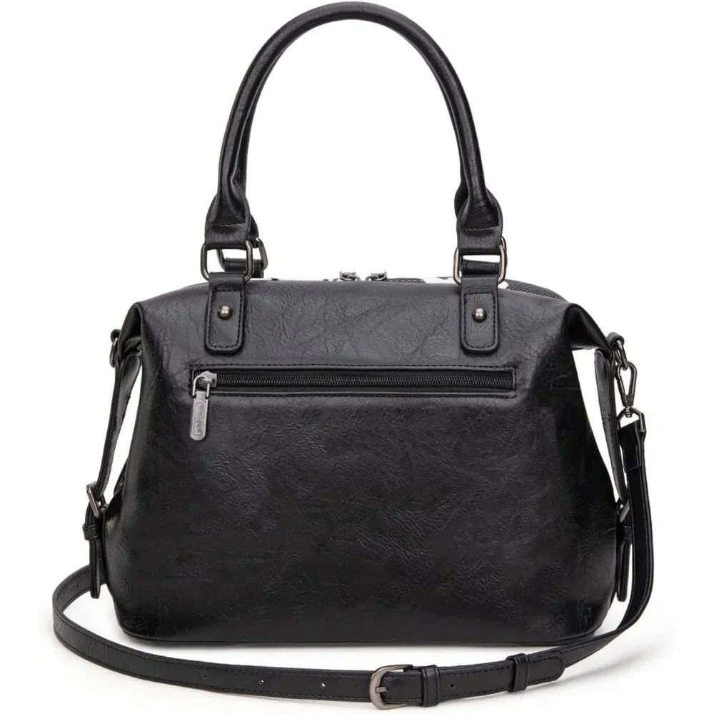 Women's Wrangler Hobo Shoulder Barrel Satchel Detachable Strap Doctor Hand Bag